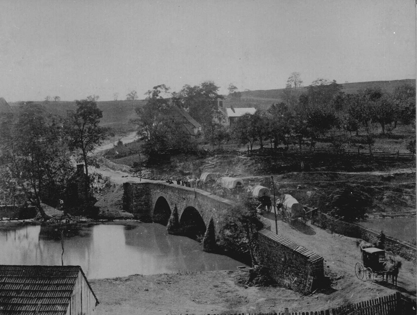 antietam-bridge-maryland-september-1862-soldiers-and-wagons-are-crossing-the-bridge-gardner