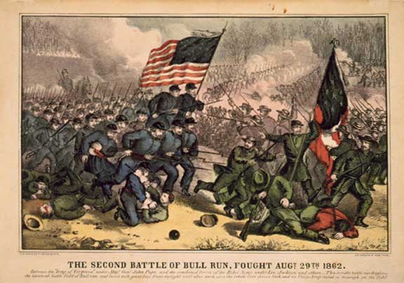 Battle of Bull Run lithograph