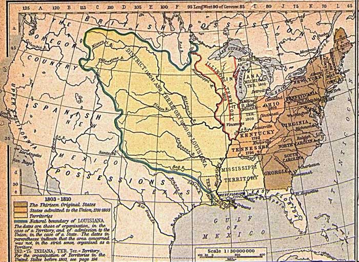 United States expansion, Shepherd, Louisiana Purchase